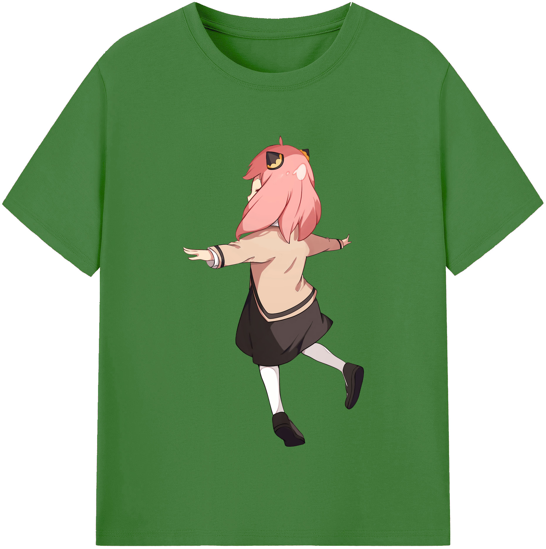 （画像用） SPY×FAMILY间谍家家酒 レディースカジュアルプリントTシャツ（綿100％）